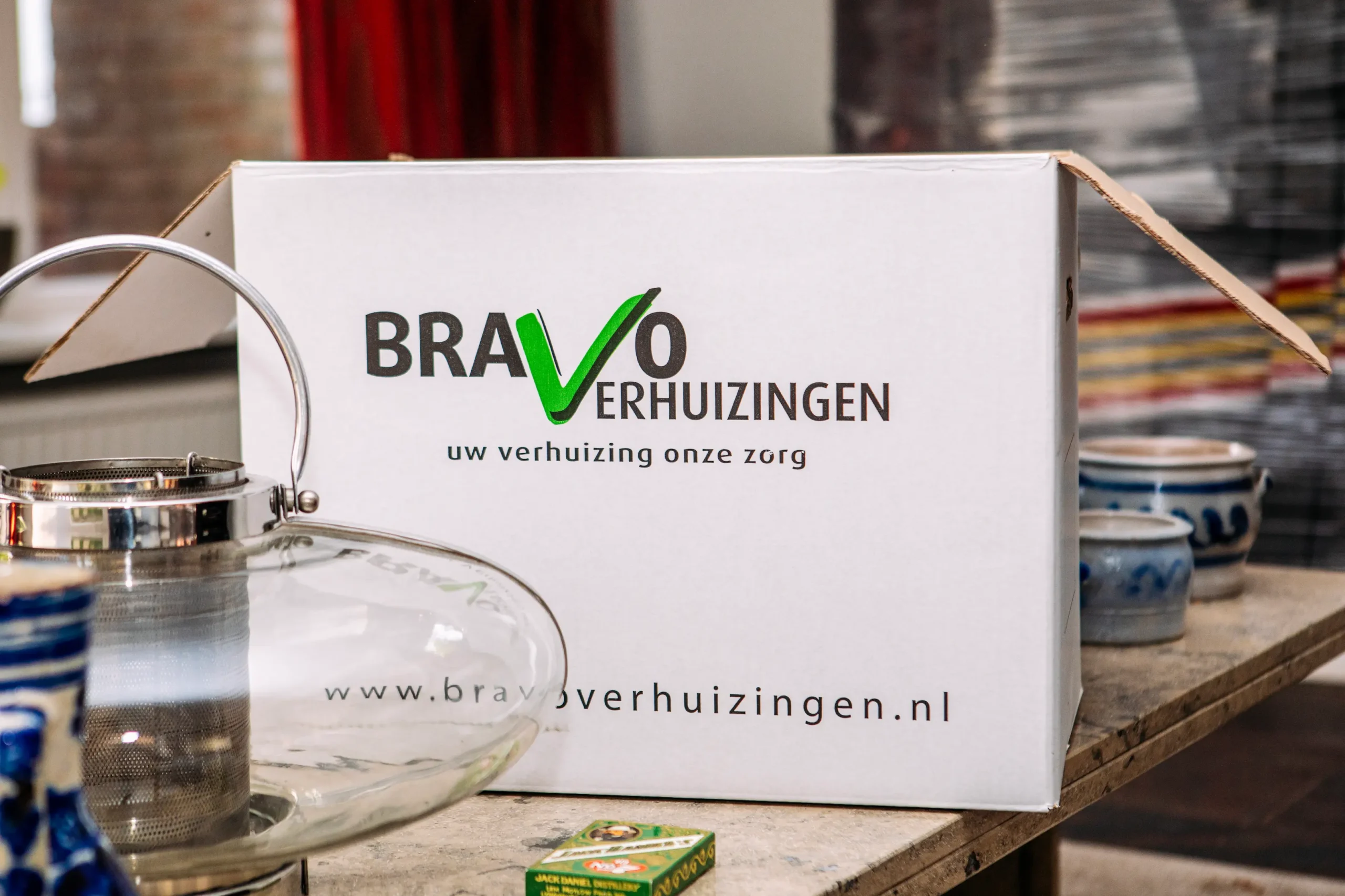 Verhuisdozen huren bij Bravo Verhuizingen